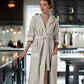 Womens Hooded Turkish Cotton Terry Cloth Robe