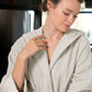 Womens Hooded Turkish Cotton Terry Cloth Robe
