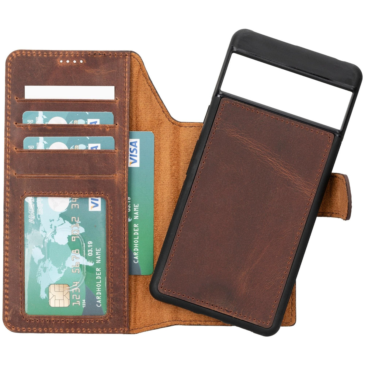 Sheridan Detachable Leather Google Pixel 8 Wallet Case