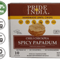 Spicy Chickpea Masala Papadum Lentil Crisp