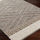 Beige Charcoal Areli Area Rug