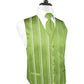 Striped Satin Tuxedo Vest 2