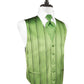 Striped Satin Tuxedo Vest 2