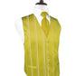 Striped Satin Tuxedo Vest 2