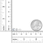 2.50 CTW Created Moissanite Stud Earrings in 14K White Gold -  F-G Color, VS Clarity, Handcrafted USA
