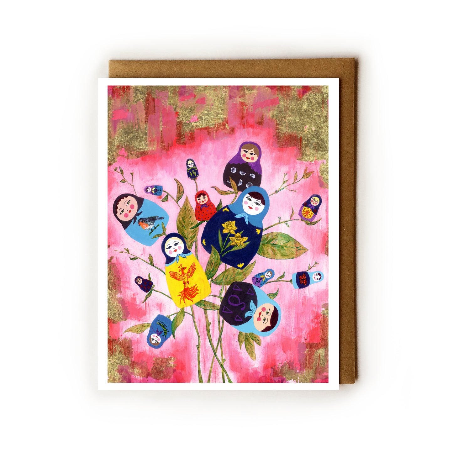 Matryoshkas in Flux - Blank Card