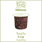 Hibiscus tea pods for Keurig brewers K-Cup compatible capsules