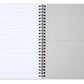 Blue Watercolor Tile Pattern - Spiral Notebook