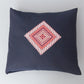 Diamond Pillow Cover - Blue