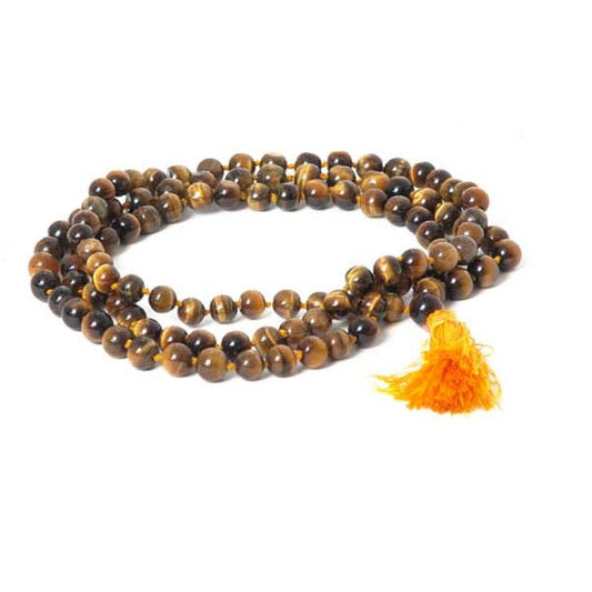 Gebetskette Mala – Tigerauge – 108 Gebetsperlen