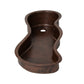 40" ZigZag Inclined Bottom Hammered Copper Bar Sink