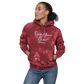 Own Your Glow Unisex Champion tie-dye hoodie with Embroidery | Champion hoodie