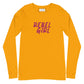 Rebel Girl Unisex Long Sleeve Tee with EMBROIDERY