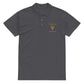 Self Love Premium pique polo shirt with Old Gold Embroidery