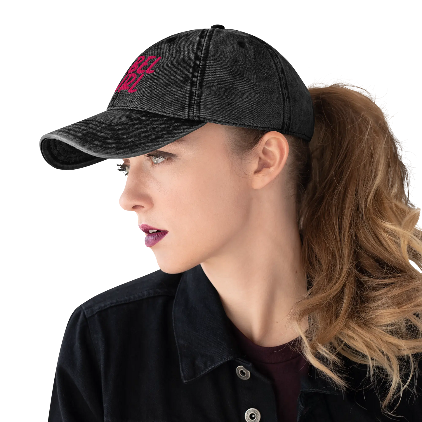 Vintage Cap REBEL GIRL Vintage Cotton Twill Cap