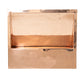 22" Rectangular Inclined Bottom Plain Copper Bathroom Sink