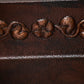 33" Drop-in Single Well Floral Design Hammered Copper Kitchen Sink