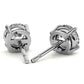 0.50 CTW AGI Certified Lab Grown Diamond (G-VS)  Stud Earrings in Choice Of 14K White or Yellow Gold