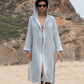 Women’s Turkish Cotton Waffle Hooded Robe
