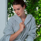 Womens Hooded Turkish Cotton Terry Cloth Robe