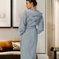 Womens Hooded Turkish Cotton Terry Cloth Robe