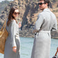 Women’s Lightweight Waffle Spa Robe with Shawl Collar