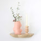 Fluxo Ceramic Vase -  Medium Pink