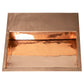 22" Rectangular Inclined Bottom Plain Copper Bathroom Sink