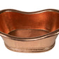 30" Oval Tub Shaped Hammered Copper Cooler